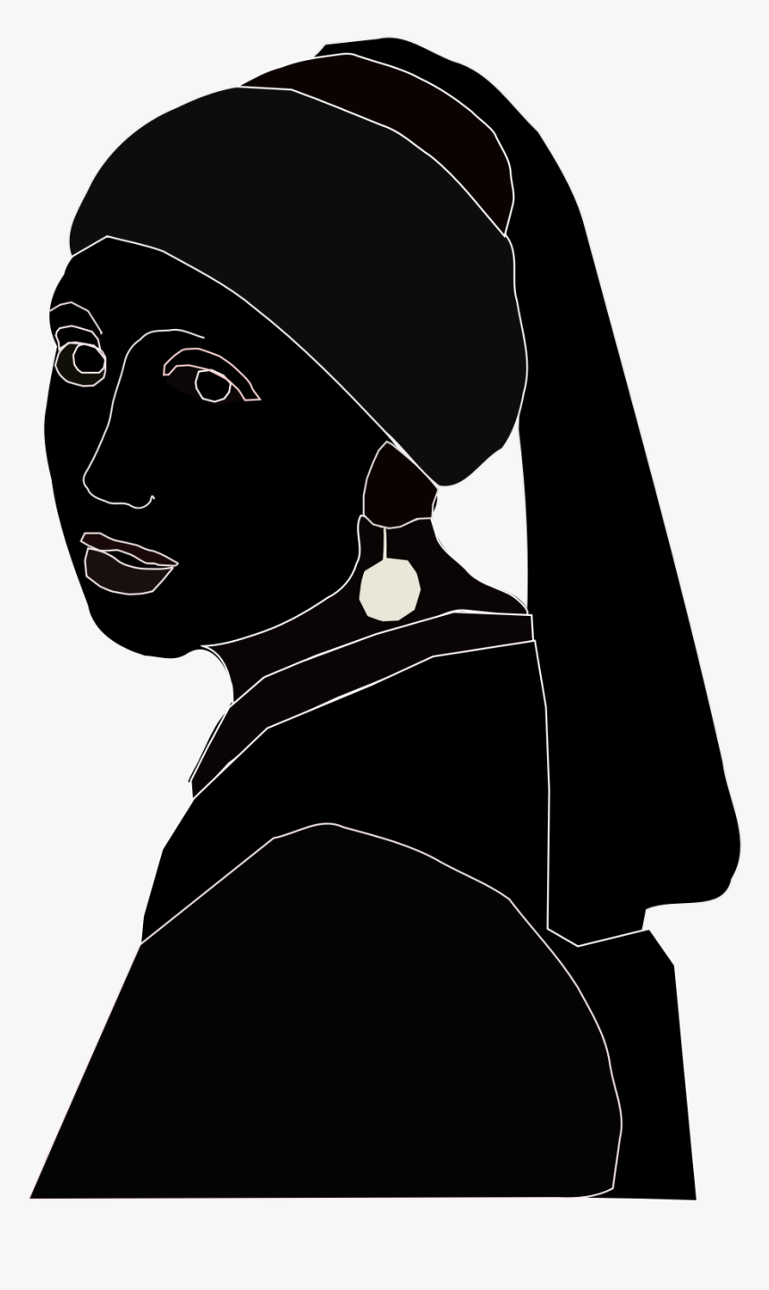 Woman With Peral Clip Arts - Illustration, HD Png Download