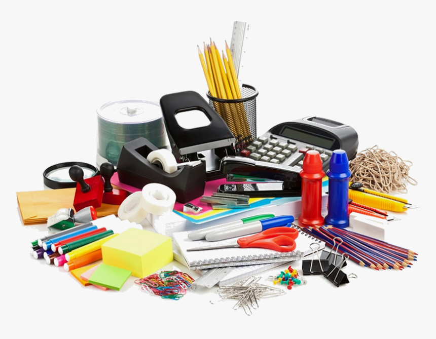 Office Supplies - Transparent Background Office Supplies Png, Png