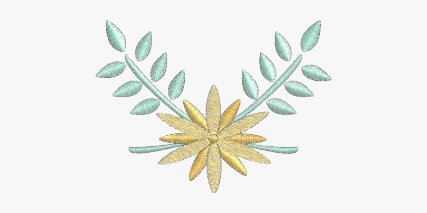 Bordados De Galhos De Flor, HD Png Download