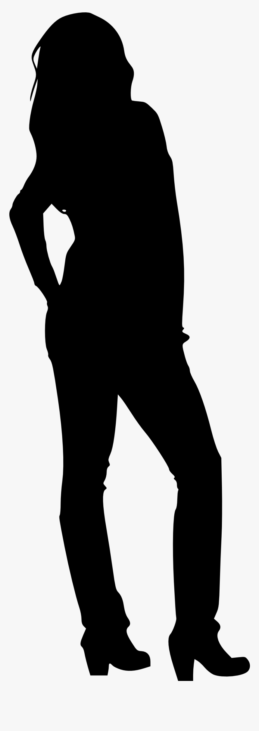 Woman Silhouette - People Silhouettes Png, Transparent Png