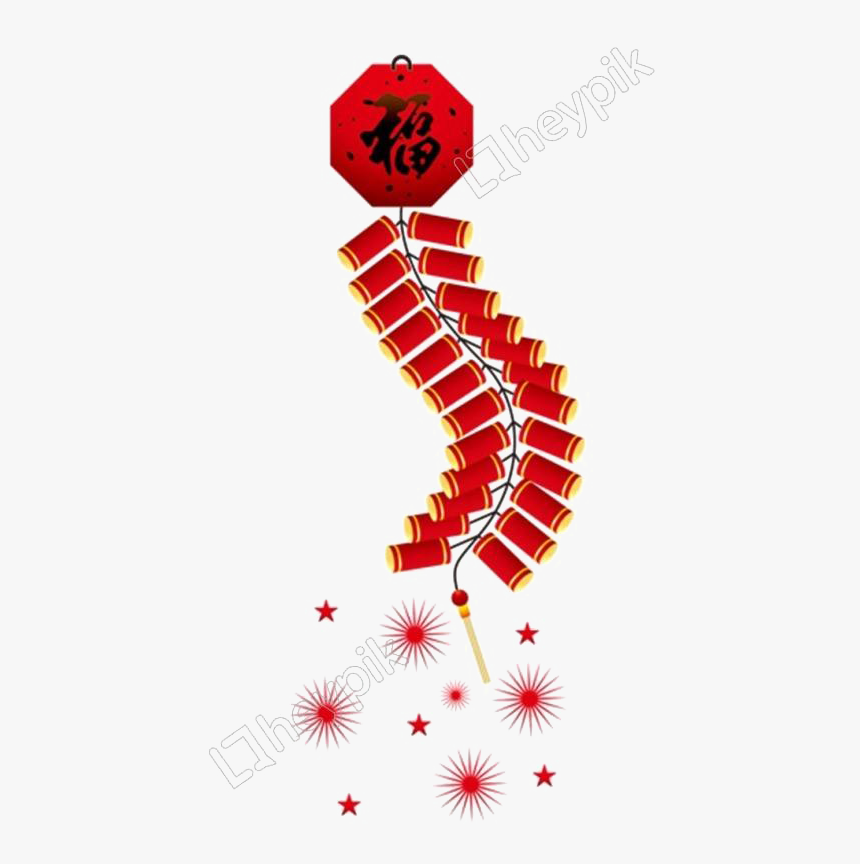 Transparent Crackers Clipart - Chinese New Year Icon Png, Png Download