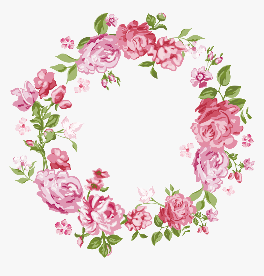 Floral Frame Png, Transparent Png