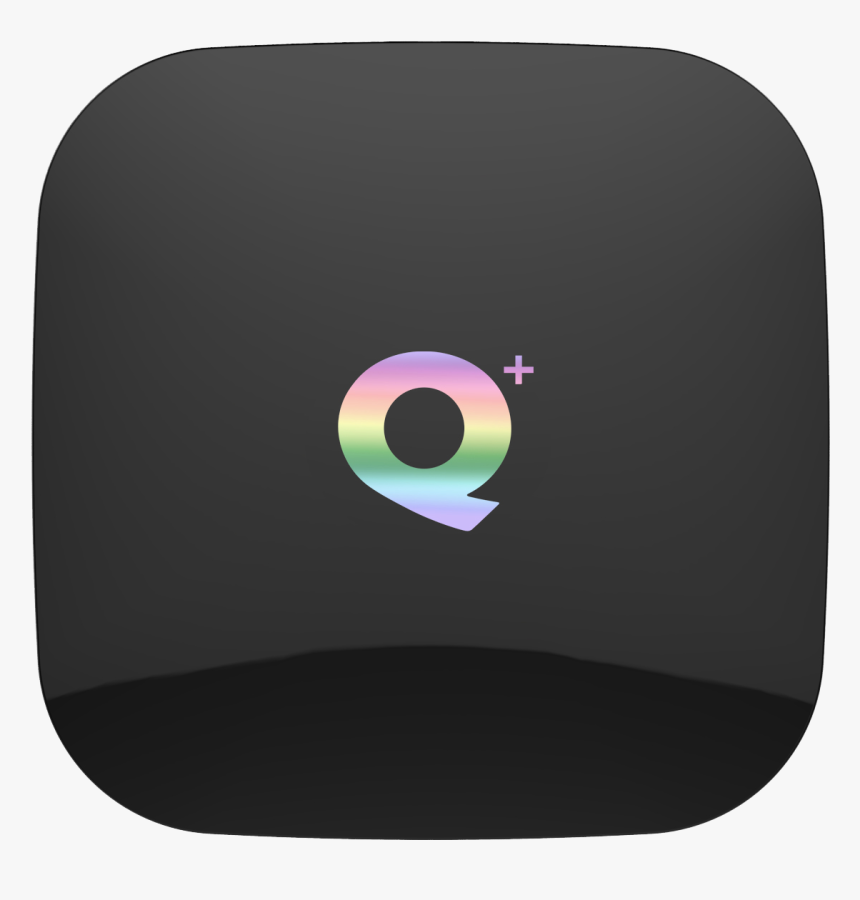 Q Plus H6 Android 8 Oreo Smart Powered Tv Box - Circle, HD Png Download