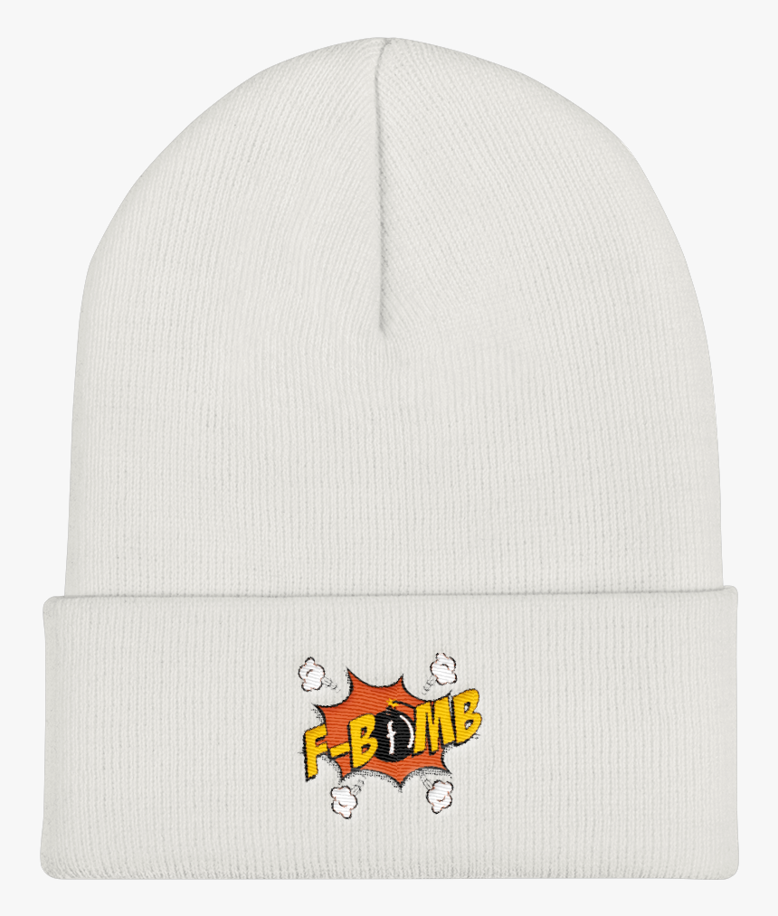 Dreamlove Cartoon Fbomb Cuffed Beanie - Beanie, HD Png Download