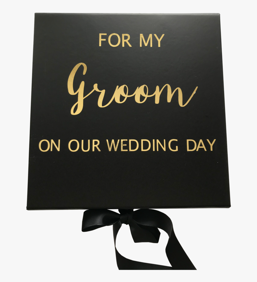 gift box for husband on wedding day