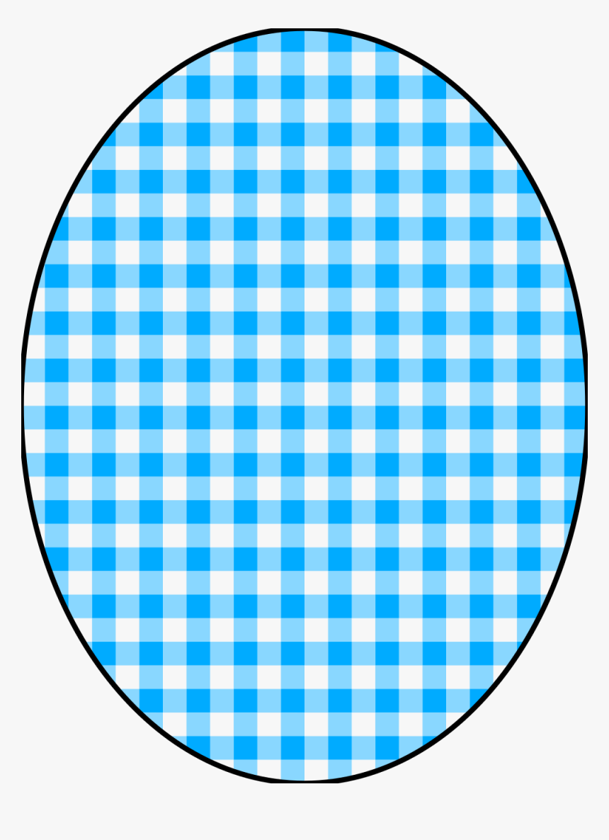 Pattern Checkered Vichy 04 Blue - Black And White Gingham Dessert Plates, HD Png Download