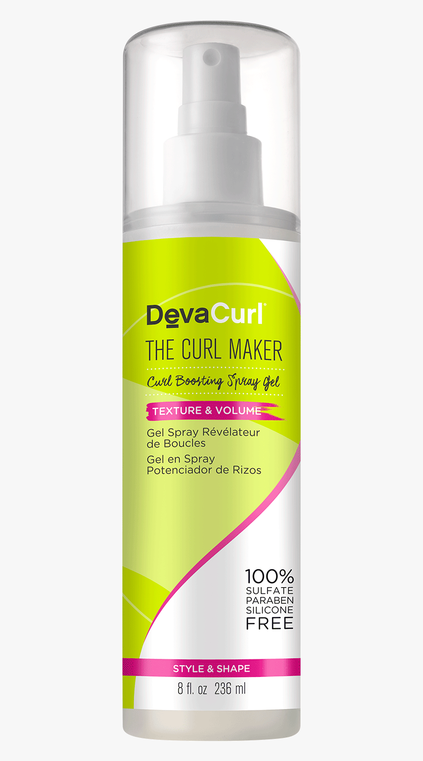 The Curl Maker - Devacurl Spray Gel, HD Png Download