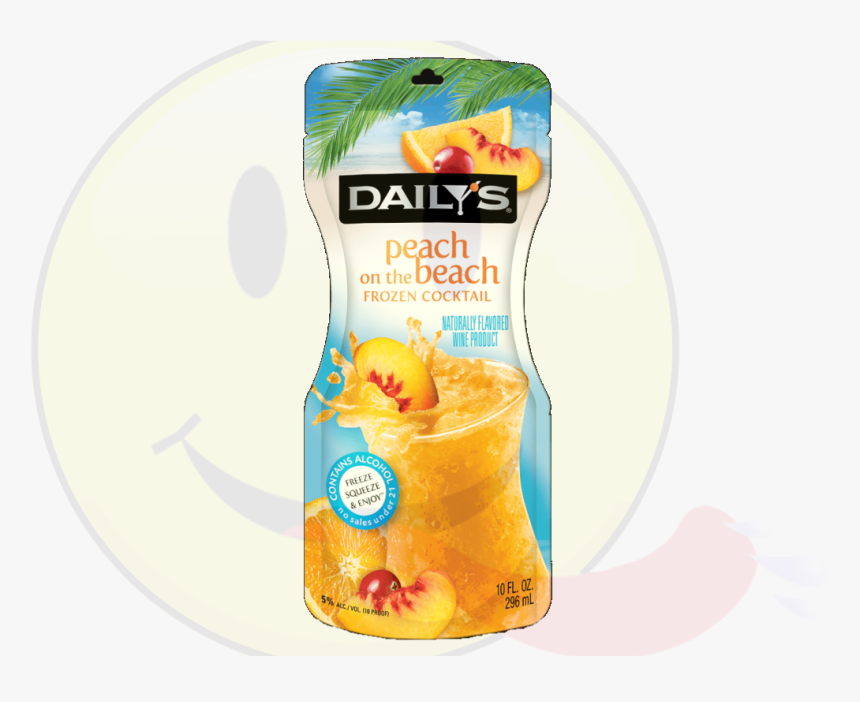 Daily S Peach On The Beach - Frozen Alcohol Pouch, HD Png Download