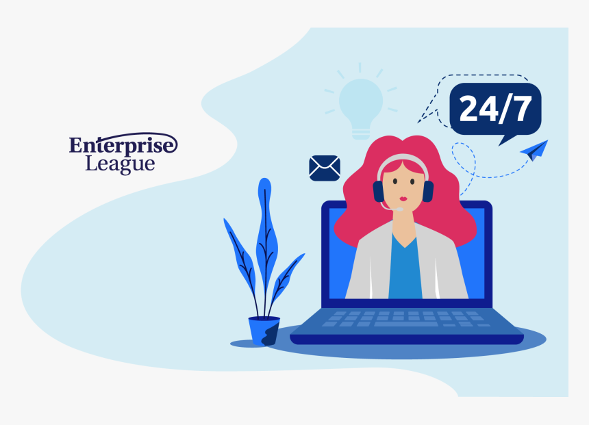 How To Become A Virtual Assistant - Assistant Virtuel Illustration, HD Png Download