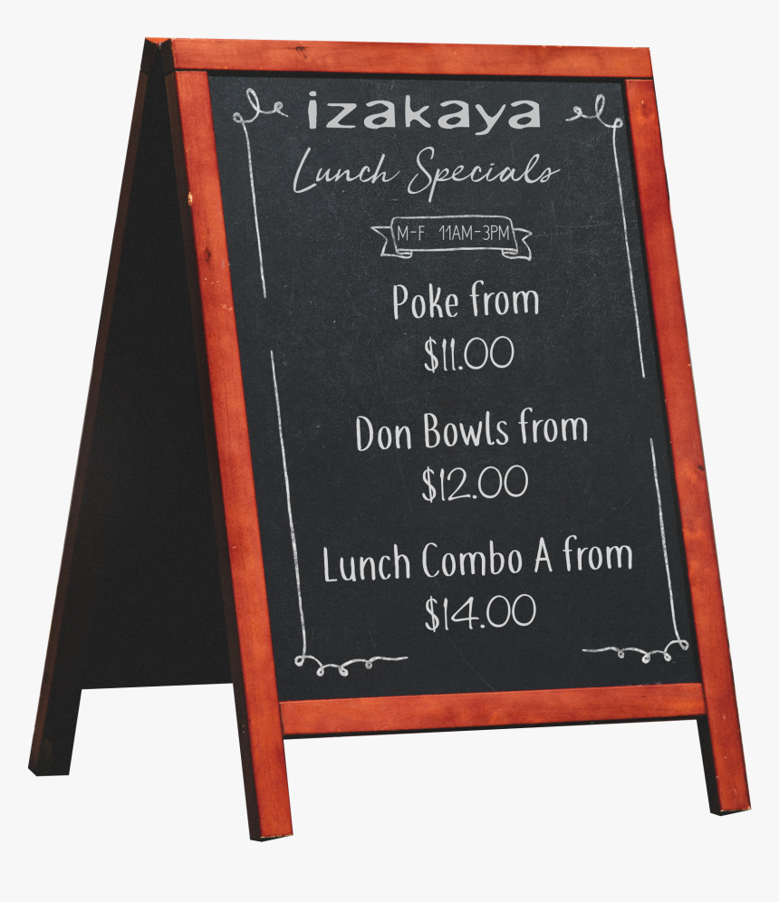 Izakaya Happy Hour Menu - Happy Hour Blackboard, HD Png Download