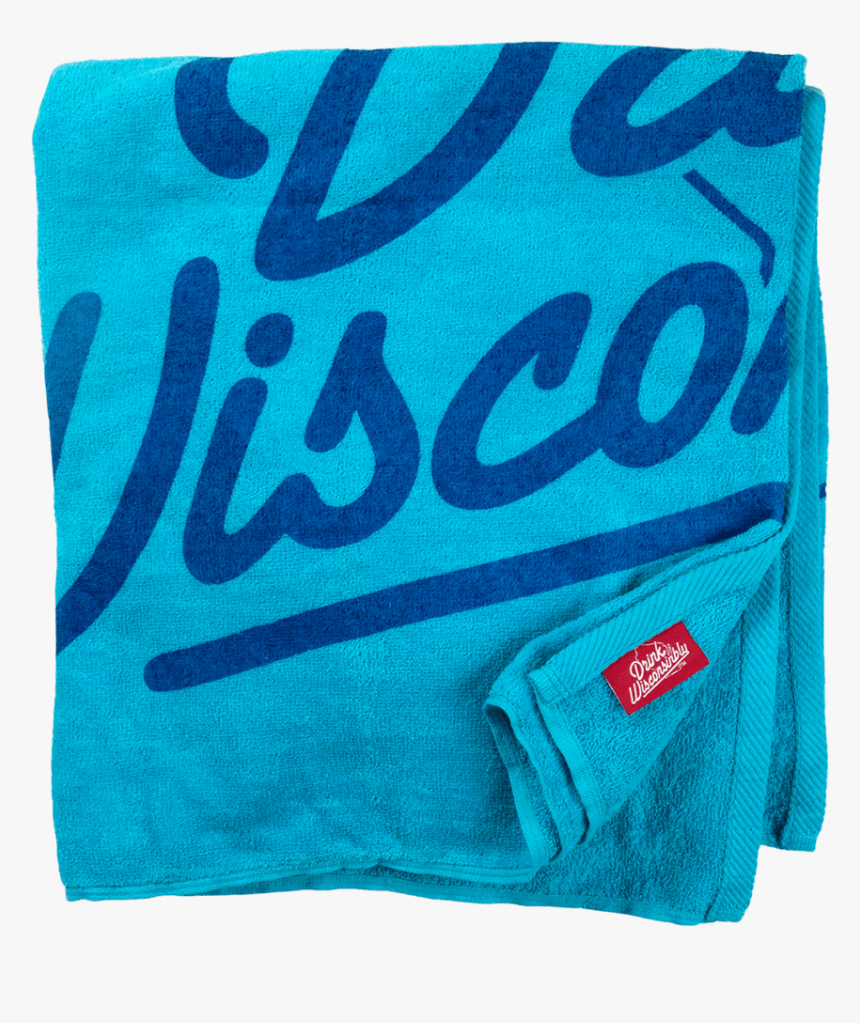 Drink Wisconsinbly Turquoise Beach Towel - Board Short, HD Png Download