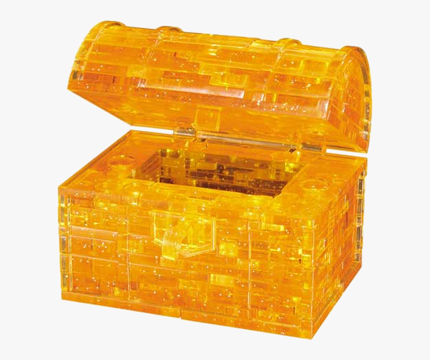 3d Crystal Puzzle - 3d Puzzle Treasure Chest, HD Png Download