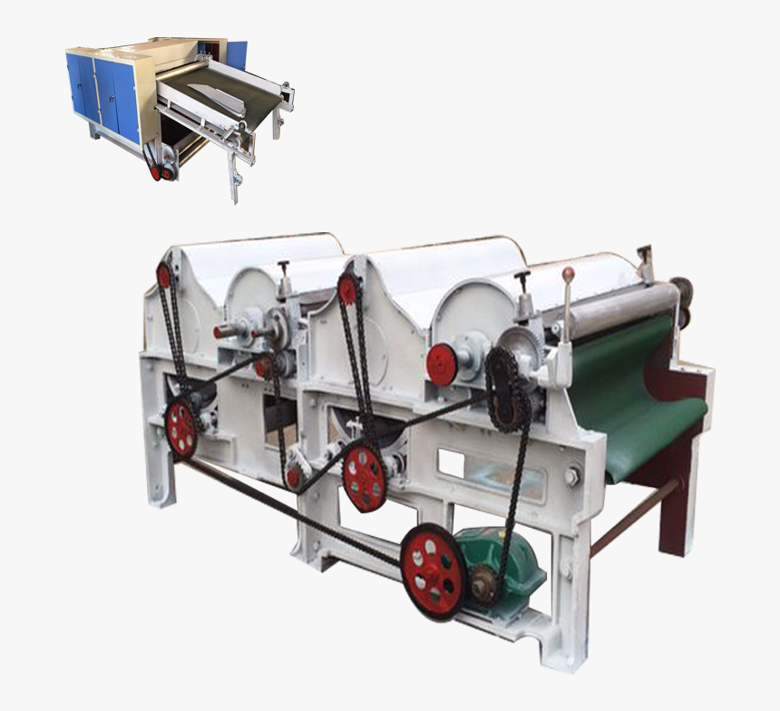 Multi-rollers Cotton Waste Yarn Opening Machine/chemical - Metal Lathe, HD Png Download