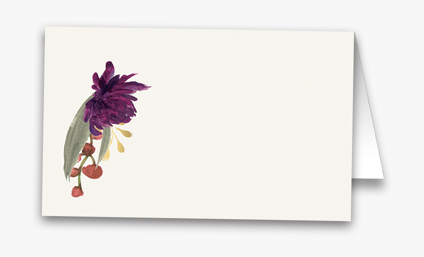 Floral Wedding Seating Cards Hand Painted Watercolor - Floral Design, HD Png Download