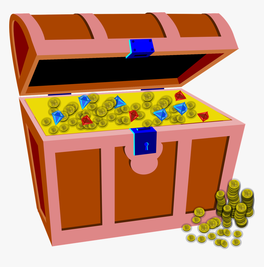 Treasure Chest Clip Art, HD Png Download