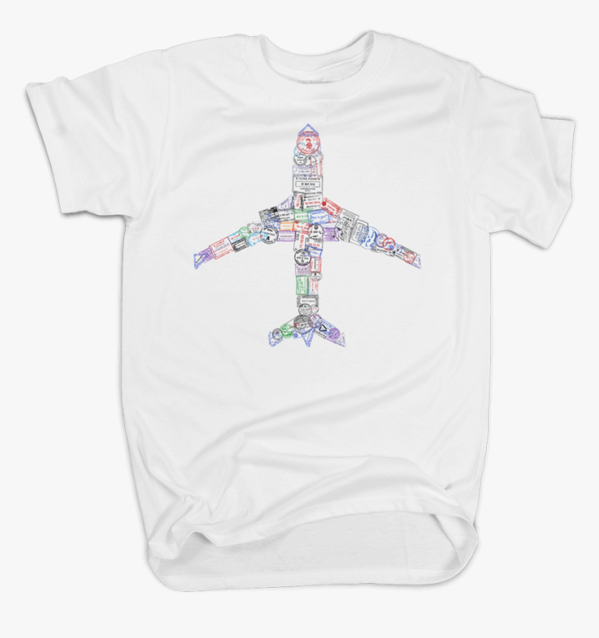 Passport Plane Notext - T-shirt, HD Png Download