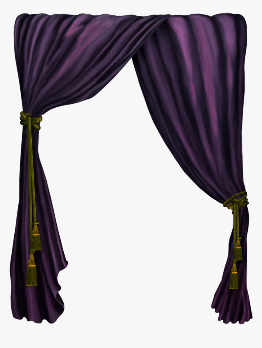 Curtains Png Free Download - Purple Curtain Png, Transparent Png