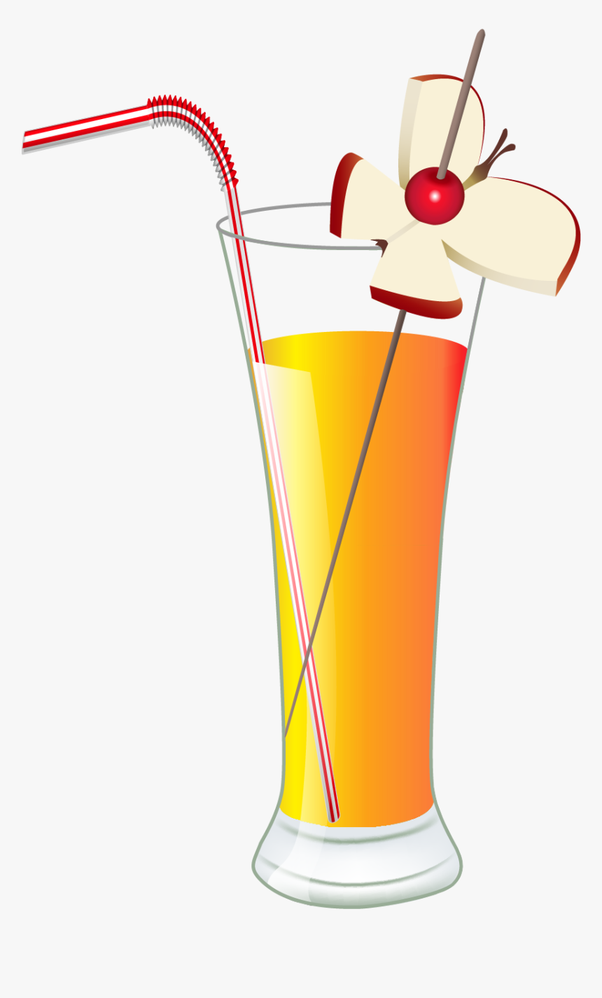 Drink Clipart Beach Drink - Cocteles Animados Png, Transparent Png