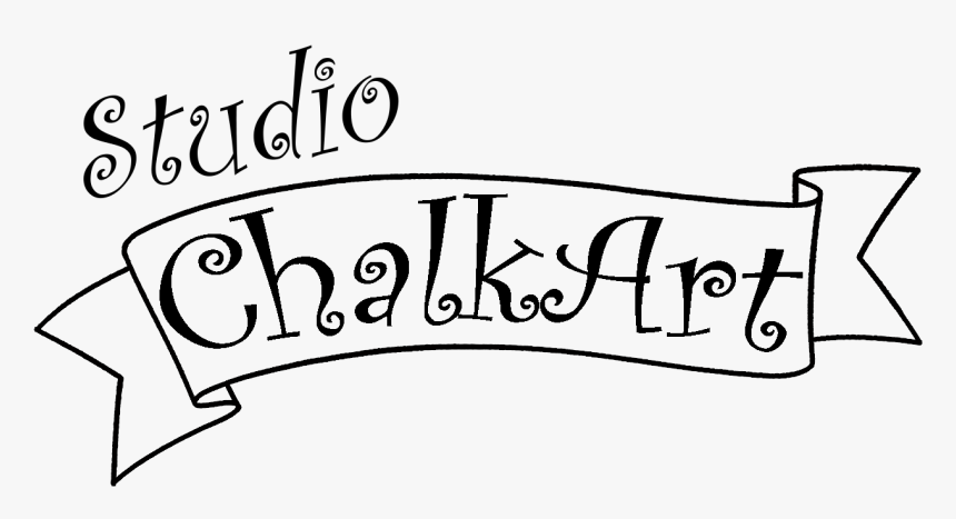 Clip Art Chalkboard Art Png - Calligraphy, Transparent Png