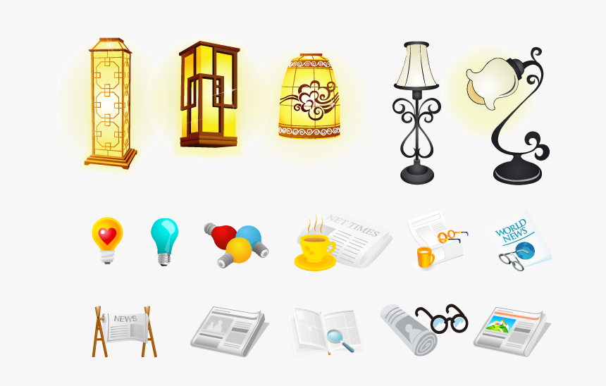灯 矢量 图, HD Png Download