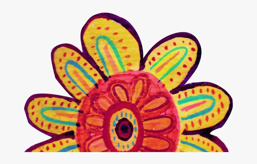 Fiesta Flores 10 Hand Painted Watercolor Flowers 300 - Floral Design, HD Png Download