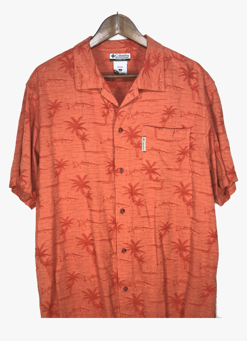 Columbia Snook Fish Palm Tree Hawaiian Shirt - Active Shirt, HD Png Download