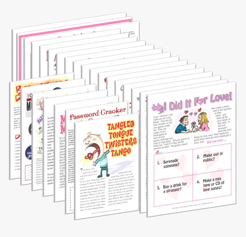 Games For Lovers, HD Png Download