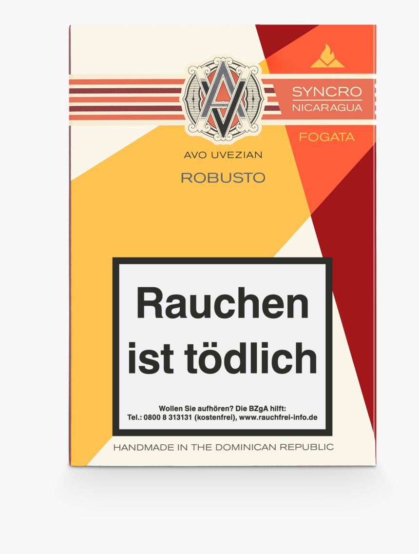 Avo Syncro Nicaragua Fogata Robusto - Tobacco Pipe, HD Png Download