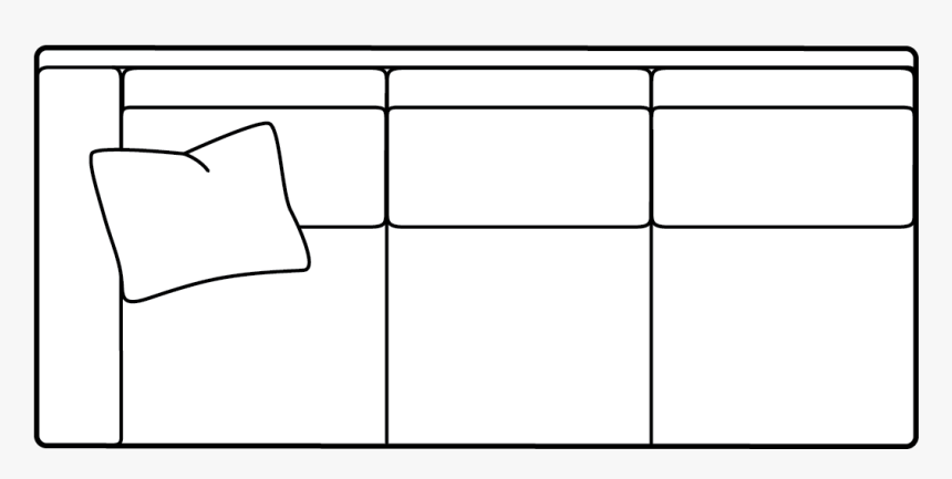 Left Arm Sofa - Chair, HD Png Download