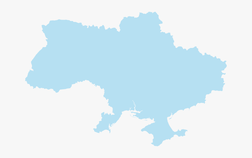 Ukraine Map Vector, HD Png Download
