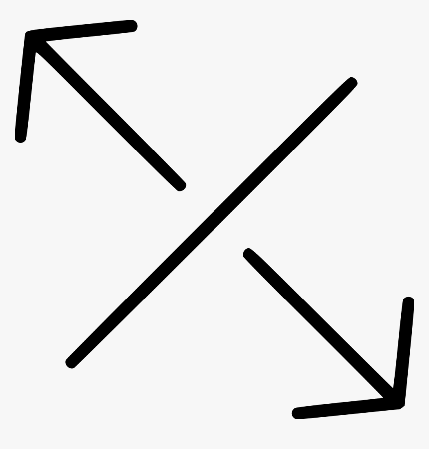 Arrows Up Left Down Right Line Seperating Comments, HD Png Download ...