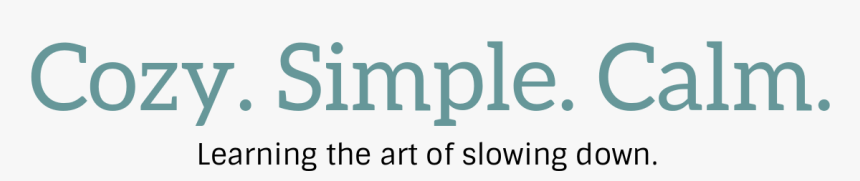 Cozy - Simple - Calm - - Graphic Design, HD Png Download