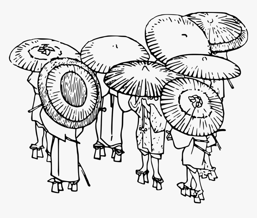 Line Drawing Japanese, HD Png Download