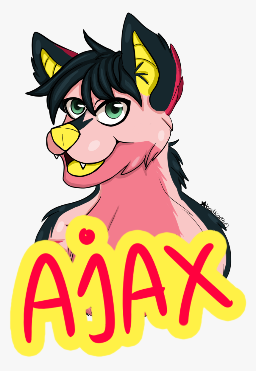 Ajax Fursuit Badge By Badkorra Ajax Fursuit Badge By - Cartoon, HD Png Download