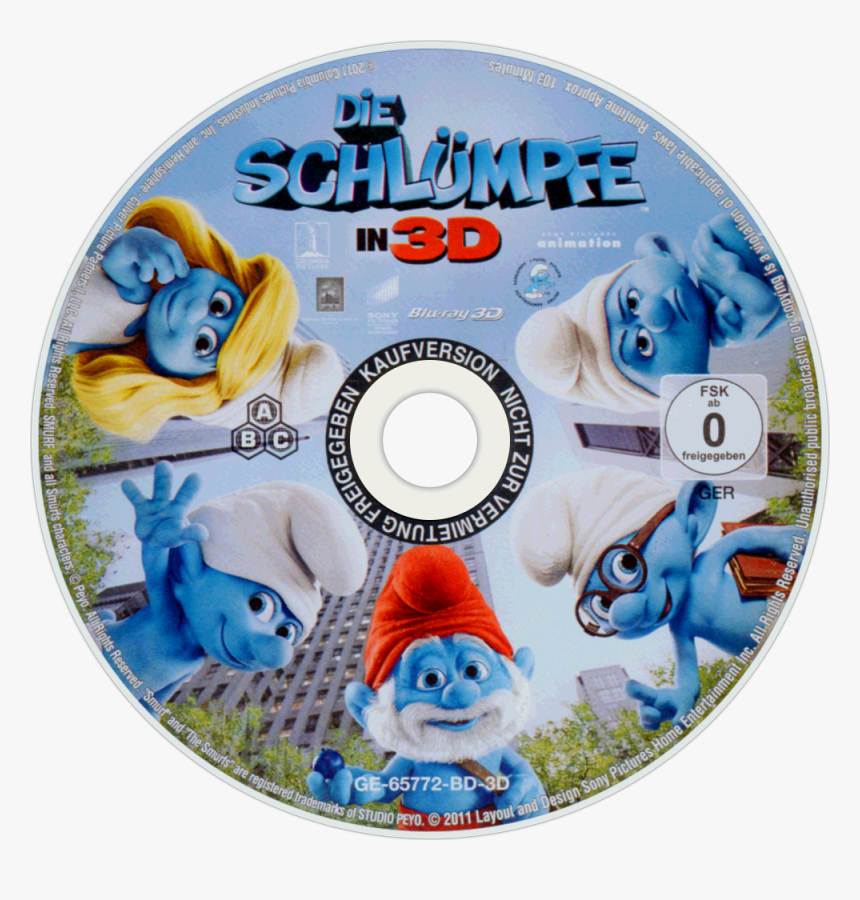 Smurf 2 Bd Cover, HD Png Download