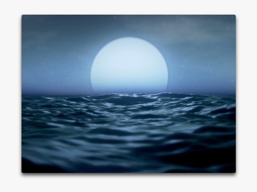 Moonrise Ocean - Sea, HD Png Download