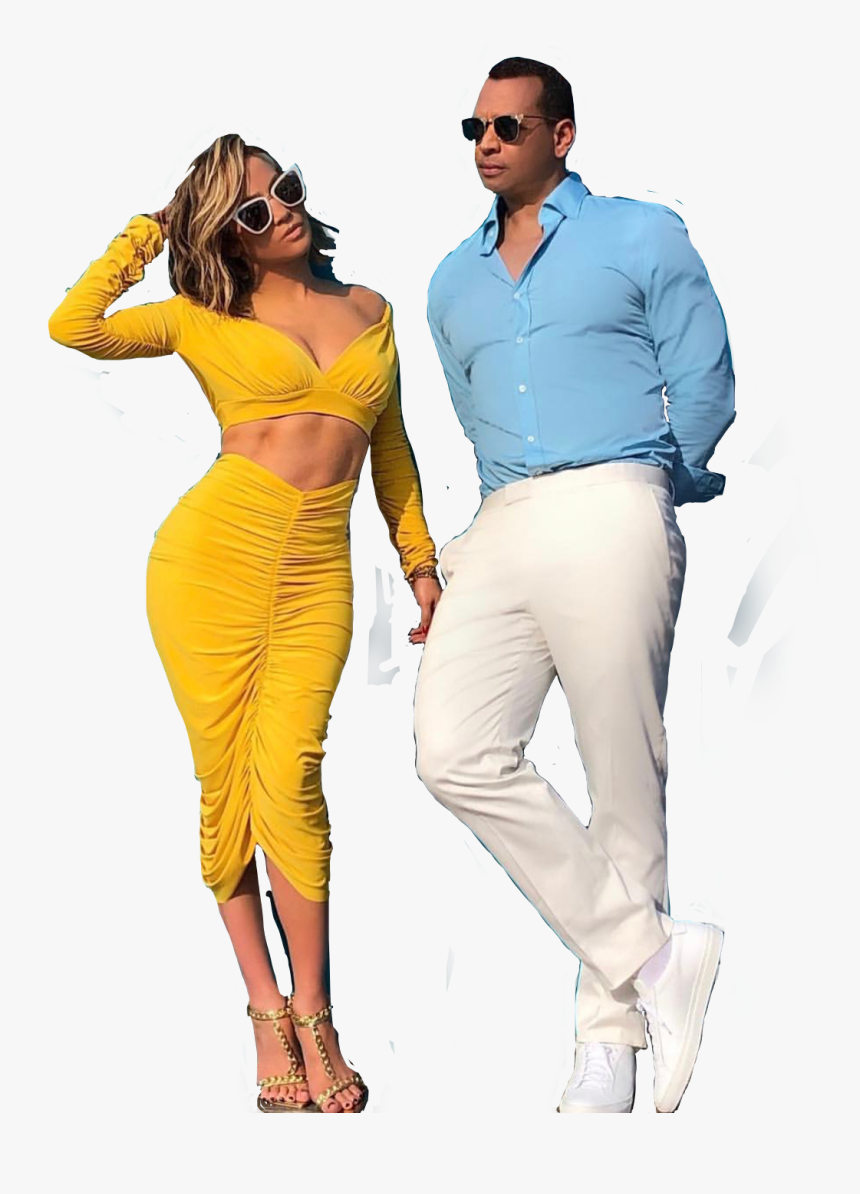 #alexrodriguez #jenniferlopez #aro #jlo #freetoedit - Girl, HD Png Download