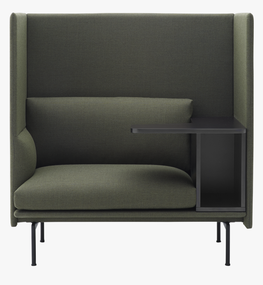 Outline Highback Work Master Outline Highback Work - Muuto, HD Png Download