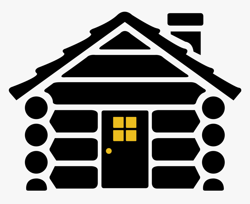 Pictures Cabin Drawings Art - Cabin Clipart Silhouette Jpg, HD Png Download