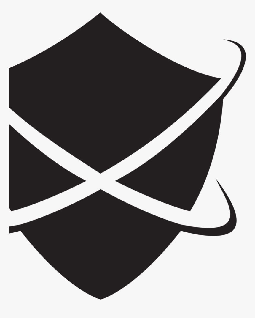 Shield Bw Left - Ticketguardian, HD Png Download