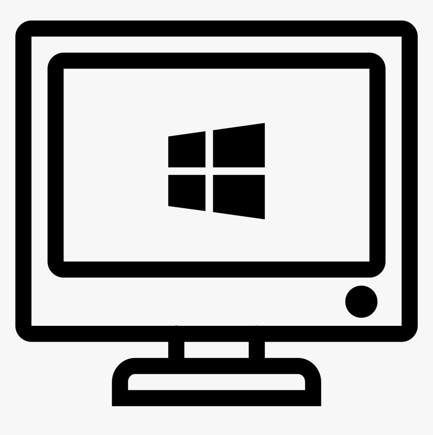 This Icon Looks Just Like A Computer Monitor With A - Windows Client Icon, HD Png Download