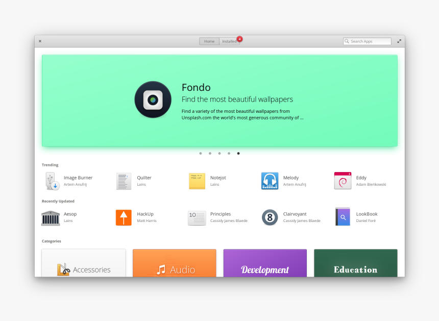 Elementary Os Appcenter Home Page - Elementary Os 5 Juno, HD Png Download