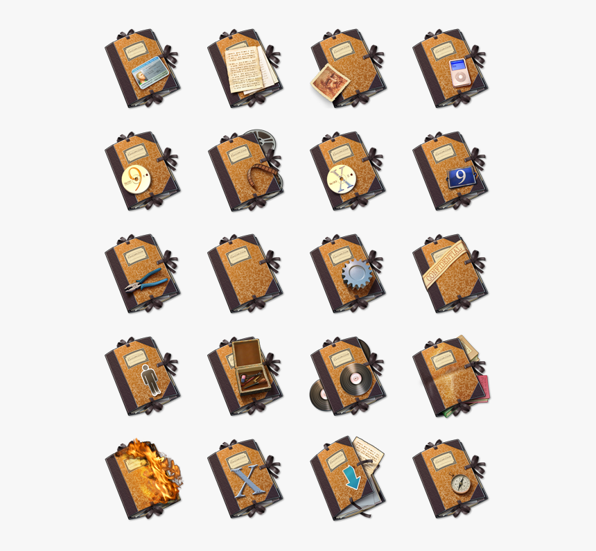 Transparent Study Icon Png - Folder, Png Download