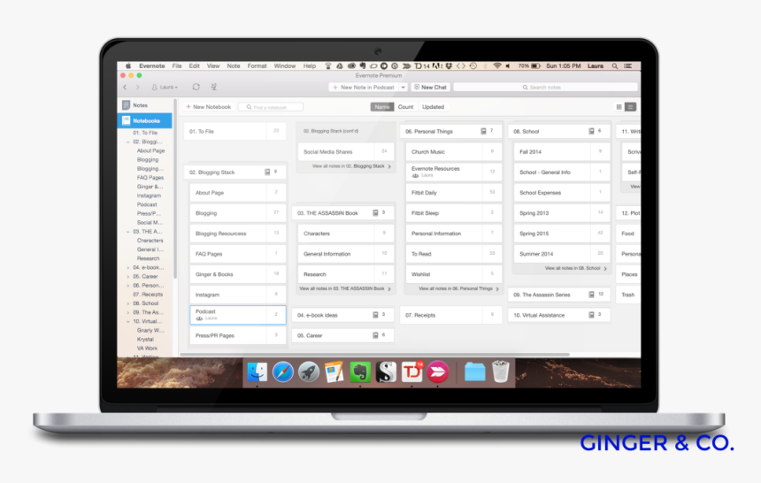 Evernote Notebooks - Computer Icon, HD Png Download