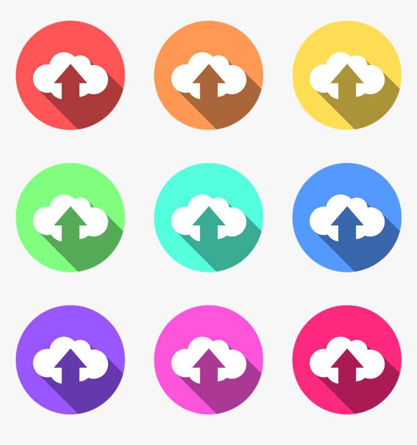 Upload,cloud Icon,upload Icon,upload Logo,upload Image,flat,flat - Cloud Computing, HD Png Download