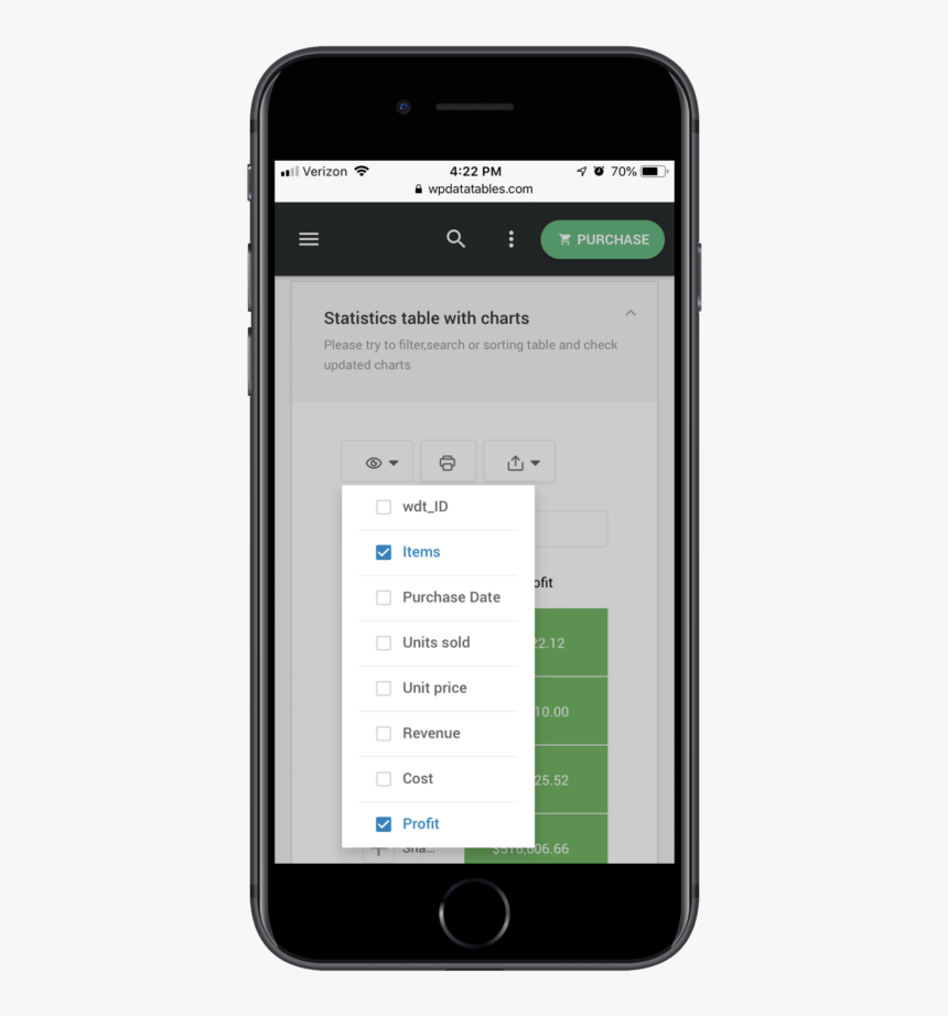 Responsive Table For Mobile View, HD Png Download , Transparent Png ...