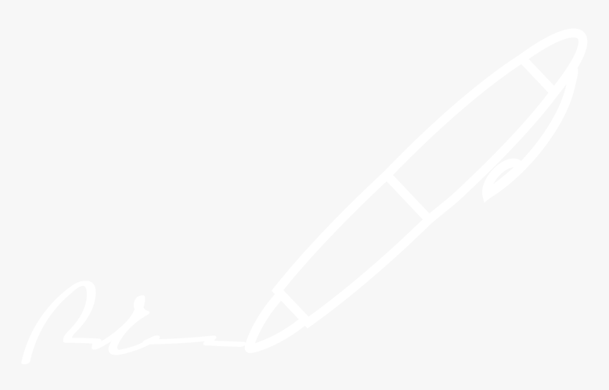 Signature White Outlines - Johns Hopkins Logo White, HD Png Download