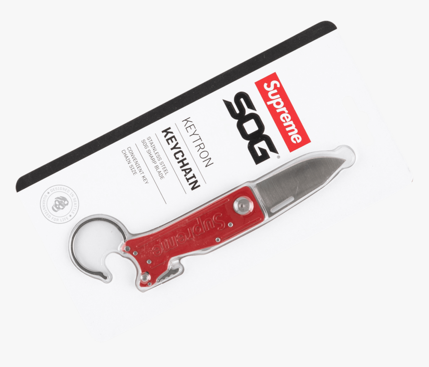 Supreme Sog Keytron Folding Knife Fw - Supreme, HD Png Download