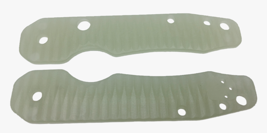 Allen Putman Jade Grooved G-10 Scales For Spyderco - Knife, HD Png Download