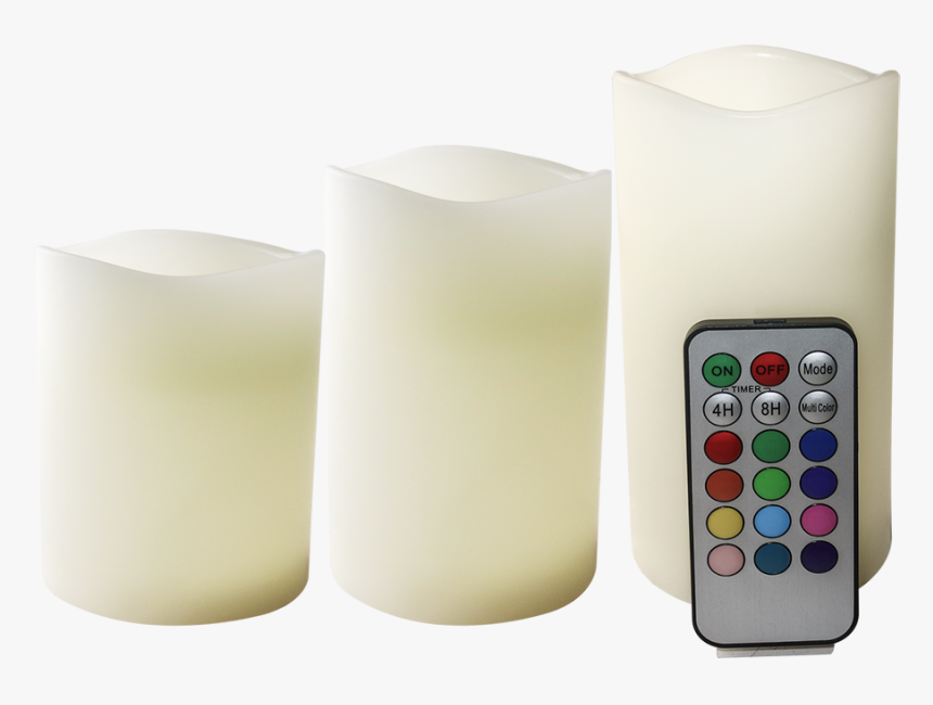 Real Wax Color Changing Led Electric Candle - Candle, HD Png Download